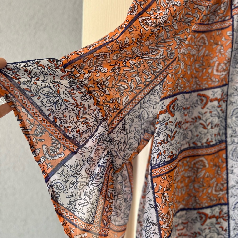 Como Black Boho Blouse size 18/20 - Picture 2 of 8